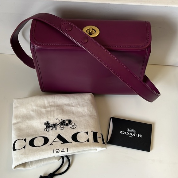 SOLD - RARE Coach Originals Geometric Turnlock Shoulder Bag - Picture 9 of 16